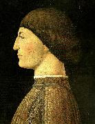 Piero della Francesca sigismondo pandolfo malatesta oil